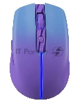 Мышь беспроводная Defender Mystery MM-301 фиолетовый, 1600 dpi, радиоканал, Bluetooth, USB, кнопки - 6