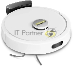 Робот-пылесос Karcher RVC 3 белый, 2600 мAч Li-Ion, уборка сухая/влажная, пылесборник контейнер 0.24 л