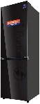 Холодильник Hitachi R-B410PUC6 BBK черный двухкамерный 215/105л морозилка снизу, No Frost