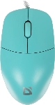 Мышь проводная Defender Azora MB-241 голубой, 1200 dpi, USB, кнопки - 3