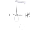 Светильник Ambrella light FL5272/2+1 WH белый 38W 3000K/4200K/6400K+4200K 500*90*1200 (ПДУ ИК)
