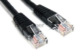 Патч-корд LANMASTER TWT UTP cat.5e, с заливными колпачками, 15.0 м, черный