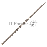 Бур по бетону Denzel двойная спираль, Cobalt W-tip, 18x600 мм, SDS PLUS
