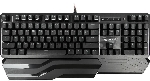 Клавиатура проводная A4 B975 механическая черный USB Gamer LED (подставка для запястий)