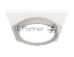Комплект встраиваемого светильника Ambrella light XC8061003 SWH/PSL белый песок/серебро полированное GX53 (C8061, N8118)