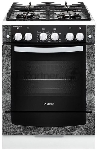 Плита газовая Gefest ПГ 6500-02 0113 черный, конфорок 4 шт, духовка 52 л, 60 см x 85 см x 60 см