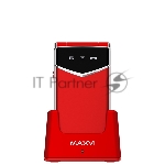 Мобильный телефон Maxvi E11ds красный/серебристый, вид 7