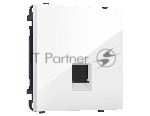 MS112010 Комплект механизма компьютерной розетки SIGMA Белый глянец RJ-45 (8P8C) CAT6 с/ш QUANT PRO (SP1120, PR188)
