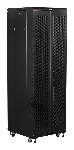 Шкаф серверный Lanmaster (TWT-CBB-42U-8X10-G1) напольный 42U 800x1000 мм пер. дв. стекл. задн. дв. двуст. 2 бок. пан. 800 кг черный IP20