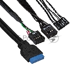 Компьютерный корпус Minitower ExeGate EX291147RUS BAA-105U2-01-AAA450 (mATX, БП AAA450 с вент. 8см, 2*USB+2*USB 3.0, аудио, черный)