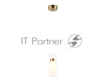Светильник Ambrella light LH56122 BS/FR латунь/белый матовый E14 max 40W D65*1500