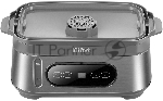 Пароварка Kitfort КТ-6280 3ярус. 1050Вт серый/серебристый, вид 5