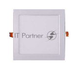 Светильник светодиодный ультратонкий встраив. PPL-S 15Вт 6500К IP40 WH 190мм квадрат Jazzway 5008403A