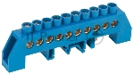 Шина нулевая в комб. DIN-изол. "Стойка" ШНИ-8х12-10-КС-С IEK YNN10-812-10DP-K07