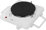 Плита настольная электрическая Clatronic EKP 3582 белый, 1.5 кВт, ТЭН, конфорки - 1, эмаль, поворотные переключатели
