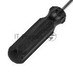 Отвертка SPARTA 13211 ph1х75мм углеродистая сталь черная пластиковая рукоятка