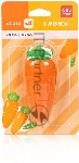 Ластик Deli VP414car VP414ORANGE морковь 54x23x16мм оранжевый блистер с европодвесом, вид 10