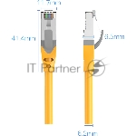 Патч-корд Vention прямой SFTP cat.6A, RJ45 - 1м. Серый