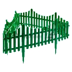 Забор декоративный "Гибкий", 24х300 см, зеленый, Россия  Palisad