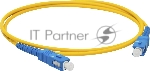Патч-корд LANMASTER LAN-2SC-2SC/SU-3.0 2x9/125 OS1/OS2 SC-SC 3м LSZH оранжевый