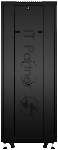 Шкаф телекоммуникационный напольный Cabeus, IP20, 42U, 2055х600х1000 мм (ВхШхГ), дверь: стекло, боковая панель: сплошная, разборный, цвет: чёрный