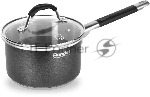 Ковш Rondell Stern RDS-008, 1.9л, с крышкой 16см, серый