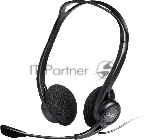Наушники с микрофоном Logitech 960 черный 2.4м накладные оголовье (981-000100)