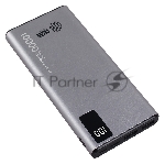Портативный аккумулятор Cactus CS-PBFSLT-10000 10000mAh 3A 2xUSB серый