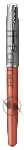 Ручка перьевая Parker Sonnet Essentials SB F545 (CW2169228) LaqOrange CT F сталь нержавеющая подар.кор.