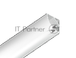 Алюминиевый профиль Ambrella light GP2100WH белый 2000*15.7*15.7