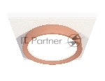 Комплект встраиваемого светильника Ambrella light XC8061006 SWH/PPG белый песок/золото розовое полированное GX53 (C8061, N8126)