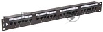 Патч-панель 1U кат.6 UTP, 24 порта (IDC Dual) ITK