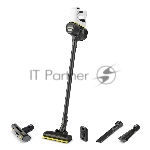 Пылесос вертикальный Karcher VC 4 Cordless myHome Pet черный/белый, питание от аккумулятора, 140 Вт, уборка сухая, пылесборник 0.65 л