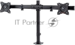 Кронштейн для мониторов Arm Media LCD-T42 черный 15"-32" макс.20кг настольный поворот и наклон верт.перемещ.