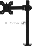 Кронштейн для мониторов ЖК Buro BU-M051-M черный, 17"-32" макс. 8 кг, крепление к столешнице поворот и наклон