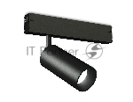 Светильник светодиодный трековый для шинопровода Magnetic Ambrella light GL1620 BK черный IP20 12W 4200K 220V 36° D45*100 (Без ПДУ)