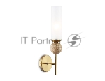 Настенный светильник Ambrella light LH53254 BS/FR латунь/белый матовый E14 max 40W 110*100*400