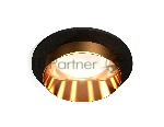 Комплект встраиваемого светильника Ambrella light XC6513024 SBK/PYG черный песок/золото желтое полированное MR16 GU5.3 (C6513, N6134)