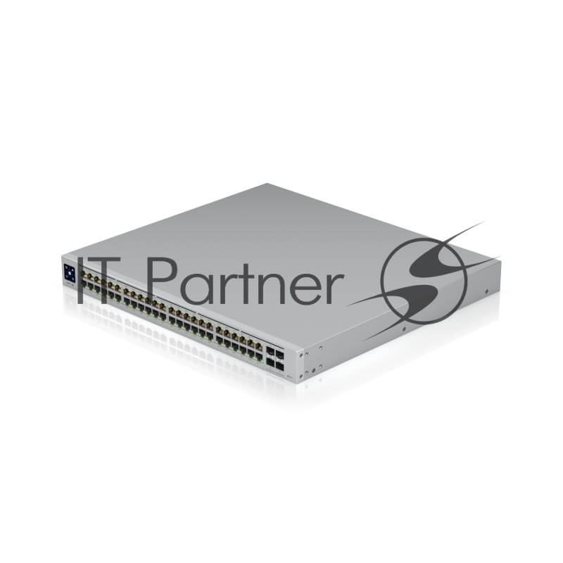 Коммутатор Ubiquiti UniFi Switch Pro 48 PoE, 40×1 Гбит/с PoE+ + 8×1 Гбит/с PoE++ + 4×10 Гбит/с SFP+ Uplink, управляемый