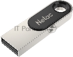 Флешка USB Netac U278 (NT03U278N-008G-20PN), 8Gb, USB 2.0, R/W 50/10, серебристый/черный