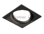 Светильник Ambrella light TN52233 BK черный IP20 GX53 110*110*44