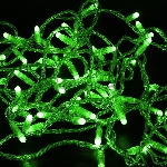 Гирлянда Neon-night Нить 10м, с эффектом мерцания, прозрачный ПВХ, 24В, Зеленый