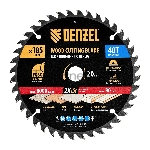 Пильный диск по дереву Denzel ф185 х 20 мм, 40 зубьев 733317