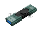 Флешка USB Kingston DataTraveler Duo (DTDEG2/128Gb), 128Gb, USB 3.2/Type-C, R/W 100/60, зеленая