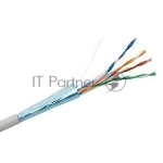 Кабель витая пара Rexant F/UTP cat.5e 4х2х24AWG solid CU PVC сер. (м)