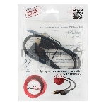 Кабель-удлинитель HDMI Cablexpert CC-HDMI4X-0.5M, 19M/19F, v2.0, позол.разъемы, экран, 0.5м, черный, пакет
