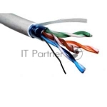 Кабель витая пара PROconnect F/UTP кат.5e 2х2х24AWG solid CCA PVC сер. 305м (м)