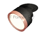 Светильник Ambrella Light XM8102503 SBK/PPG черный песок/золото розовое полированное GX53 (A2242, A2106, C8102, N8126)