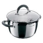 Кастрюля RONDELL RDS-025 Flaммe 5,7л RONDELL Кастрюля RDS-025 с/кр 24 см 5.7 л Flaммe. Диаметр 24см. Объем 5.7 л. Высококачественная пищевая сталь 18/10. Толщина стенок 0.6 мм. Тройное вштампованное, а затем вплавленное дно 5.0 мм. Комбинированная (зеркальная + матированная) обработка внешней поверхности. Отметки литража на внутренней поверхности посуды. Эргономичные крышка из термостойкого стекла со специальным ободком для удобного слива жидкости (2 диаметра отверстий). Ненагревающиеся ручки из нержавеющей стали с вставками из силикона. Надежное клепочное крепление. Плавный переход от дна к стенкам. Подарочная упаковка с ручкой. Буклет с рецептами. Подходит для всех видов плит и посудомоечной машины.