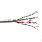 Кабель витая пара Rexant F/UTP кат.6 4х2х23AWG solid CU PVC син. (м)